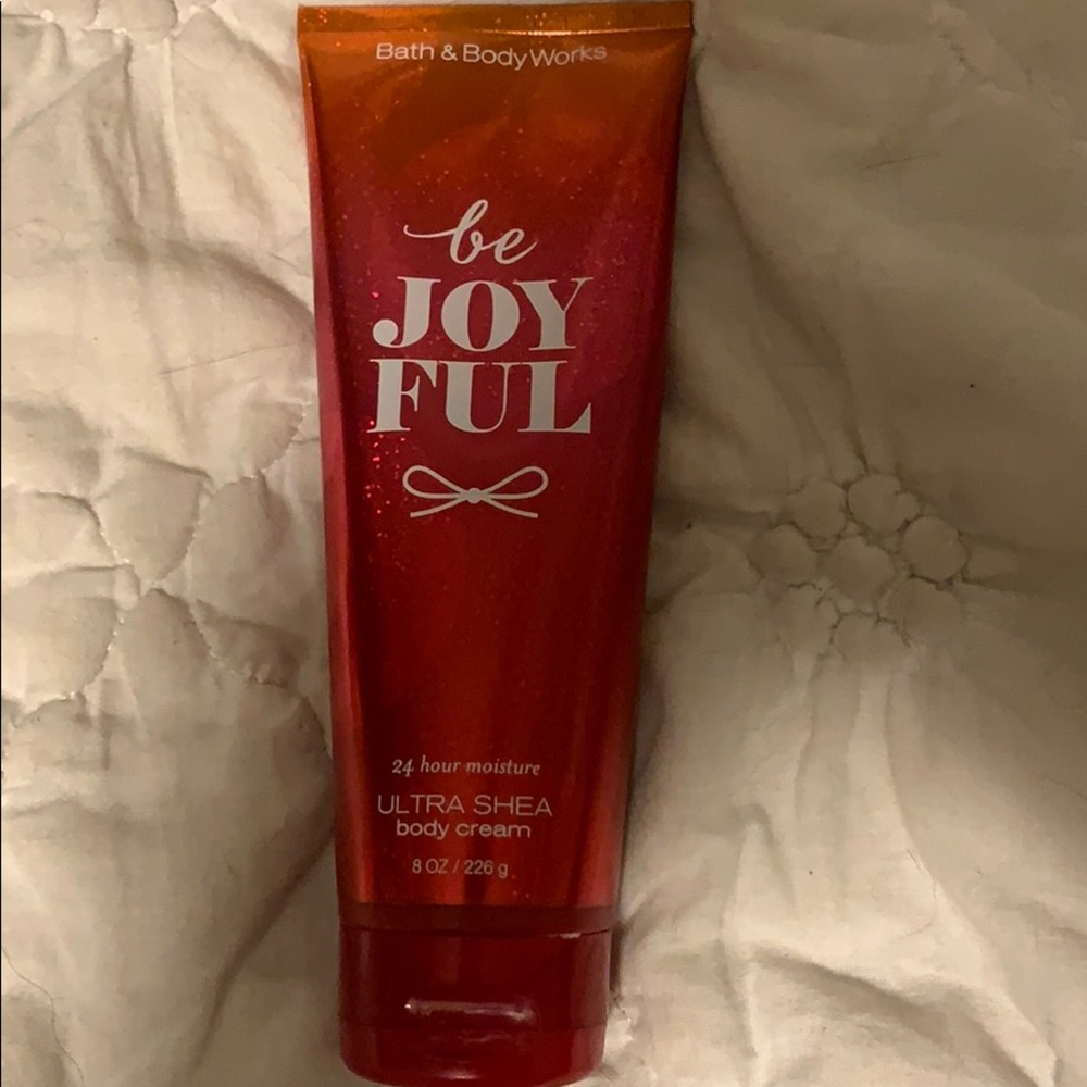 Be Joyful Bath and Body Works body cream
